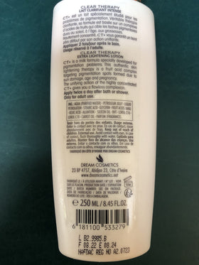 CT+ pump and label close-up highlighting hygiene and ingredient info