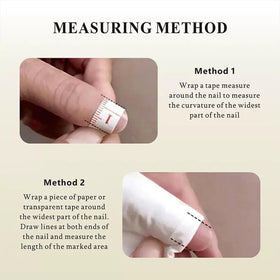 CTTHNBD application step image pressing a nail on demonstrating simple at-home installation