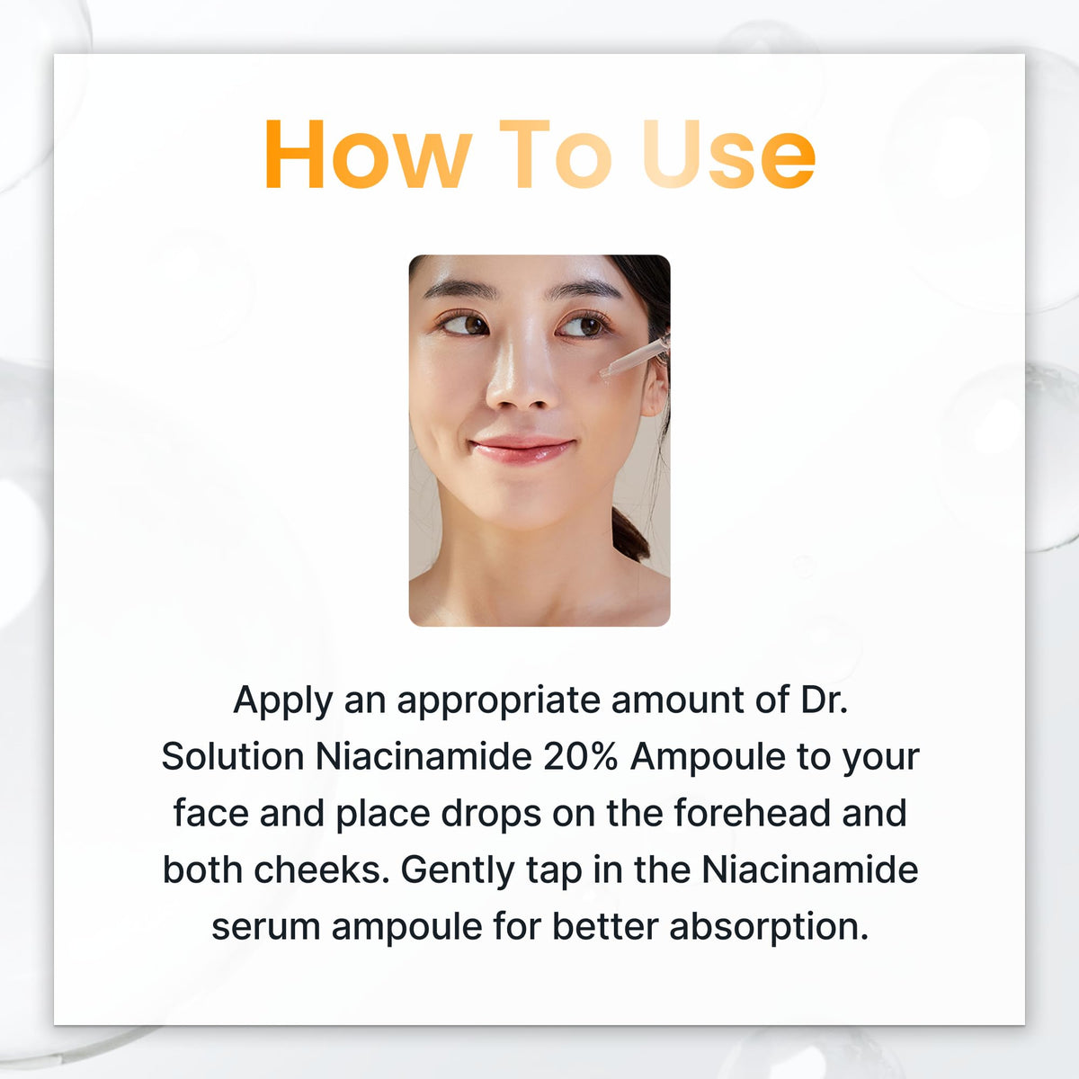 CU DR. SOLUTION ampoule beside a coin to show compact 30g travel-friendly size