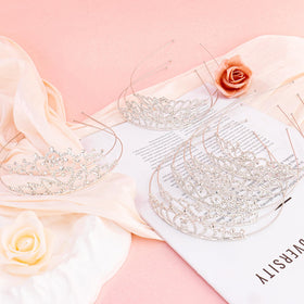 CUBACO tiara beside ruler showing size and practical scale for gifting