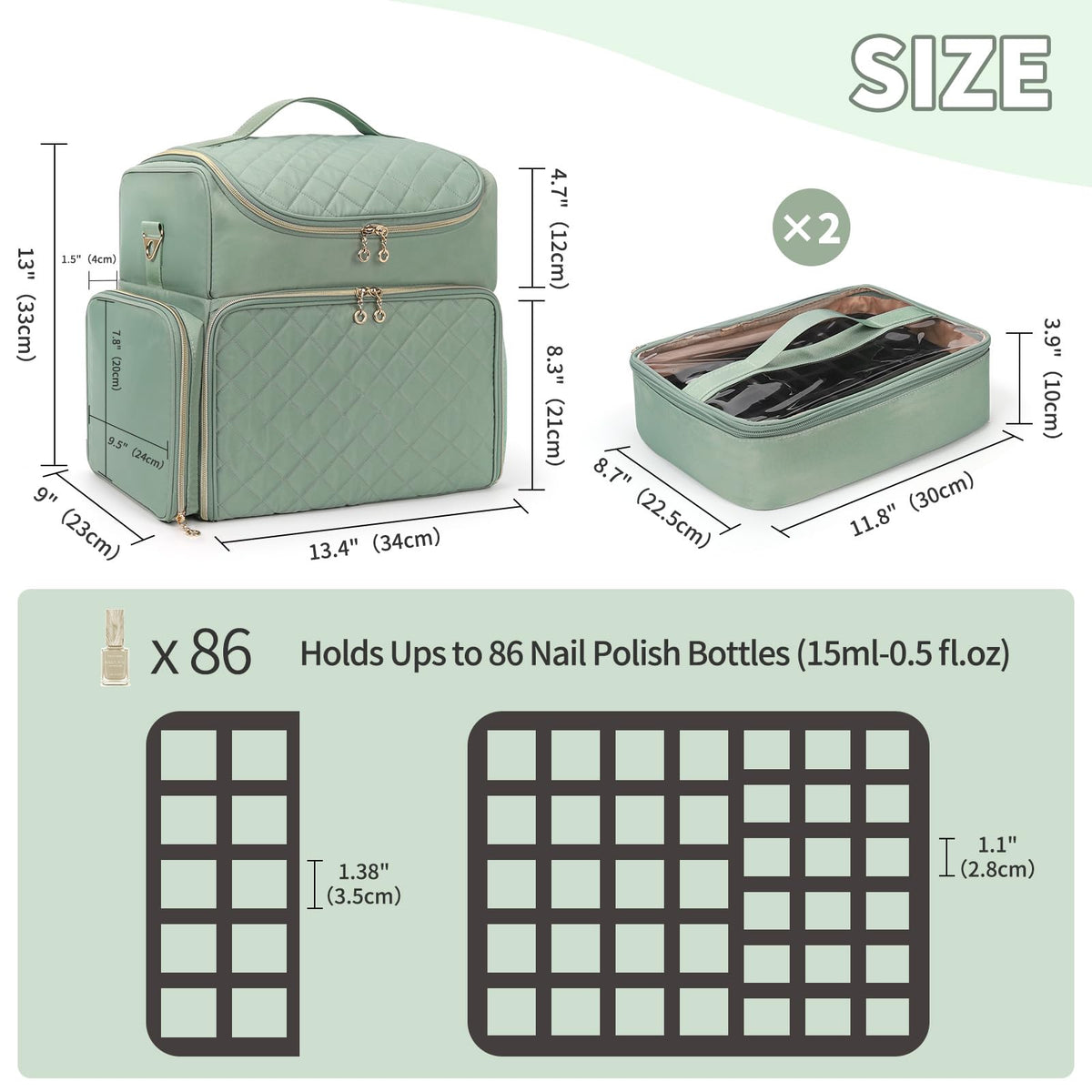 CUBETASTIC padding and sponge slot detail protecting bottles from impact and spills