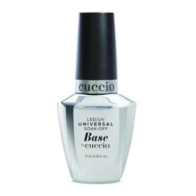 Cuccio duo on a home manicure table suggesting easy salon-quality results