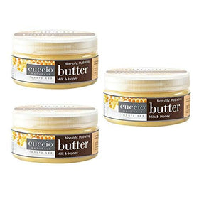 Cuccio close-up texture of butter blend showing rich, fast-absorbing cream