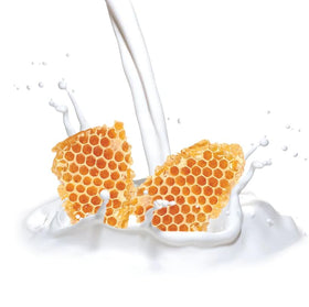 Cuccio Milk & Honey kit arranged in spa setting for travel-friendly pampering