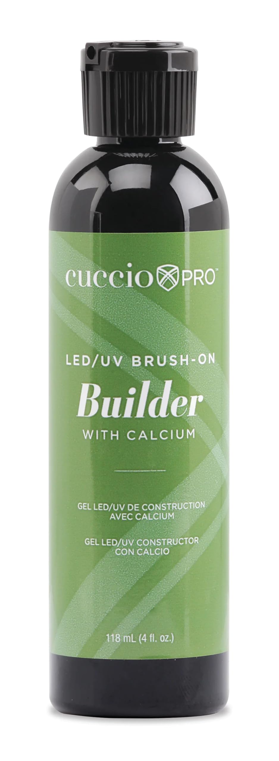Cuccio pro front packaging showing clear builder gel and label benefits