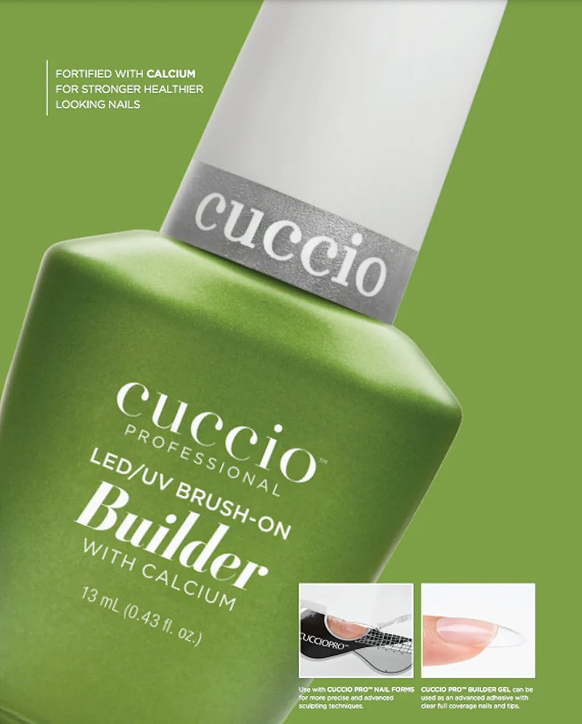Cuccio universal base brush close-up demonstrating smooth application benefit