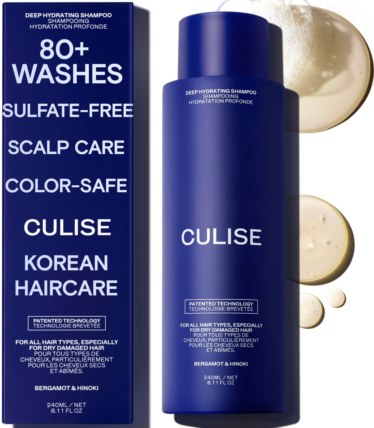 CULISE front bottle shot showing sleek packaging and hydration benefits