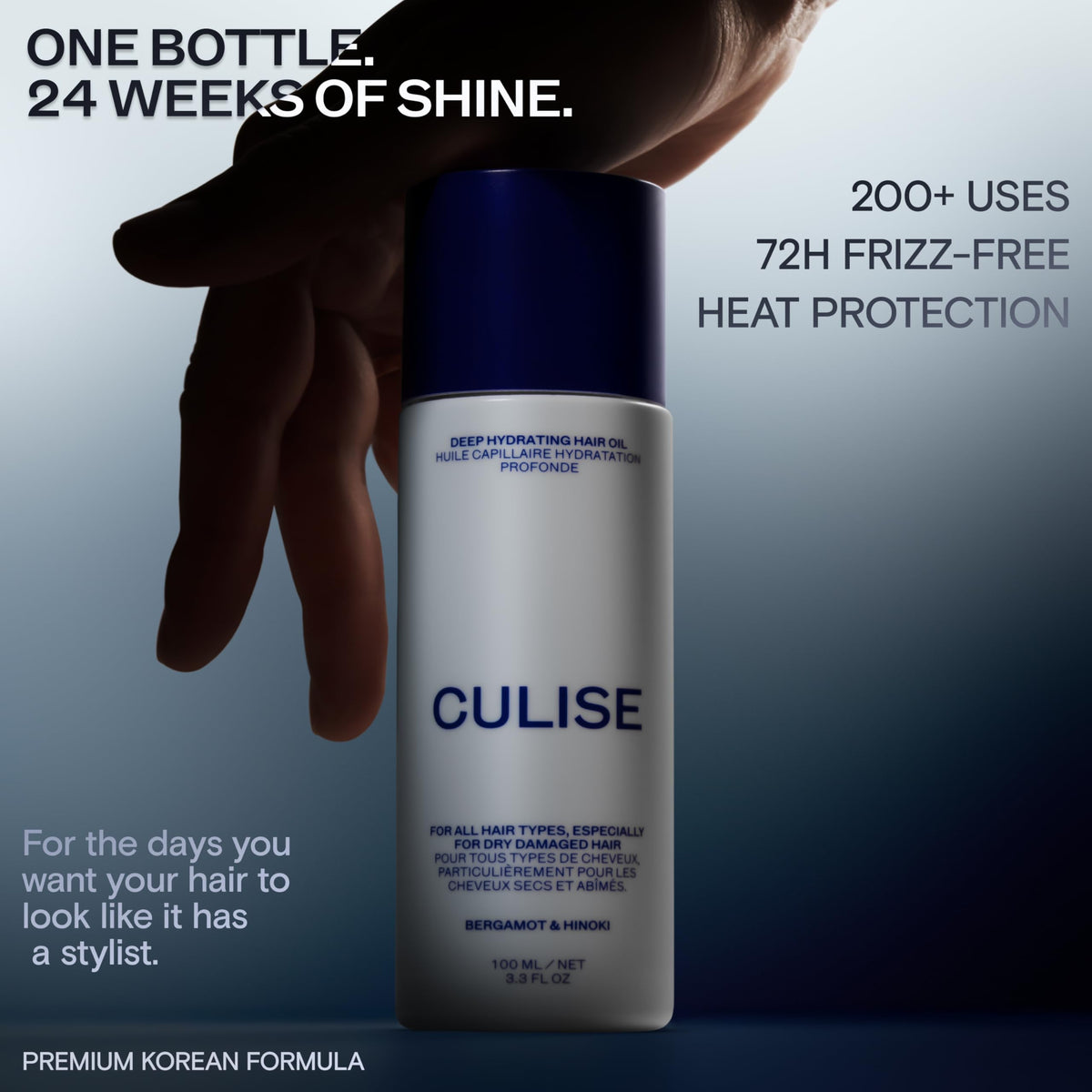 CULISE pump dispense close-up demonstrating easy, controlled dosing