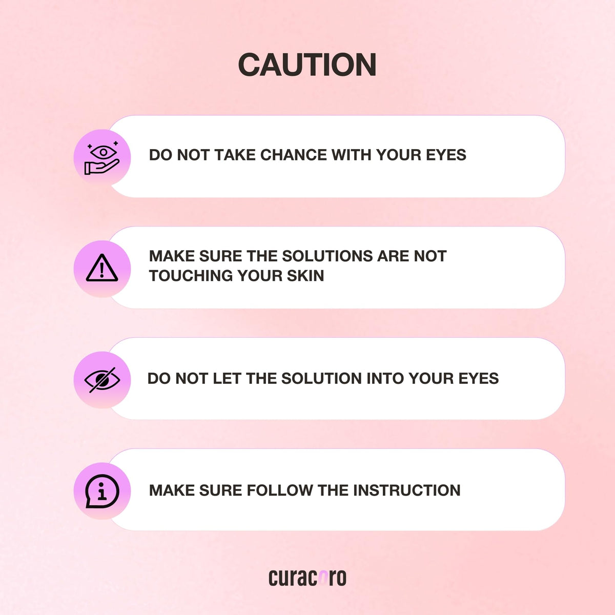 curacoro applicator brush detail for precise professional application benefit