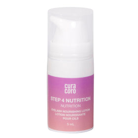 curacoro front bottle showing Step 4 and professional finish benefit