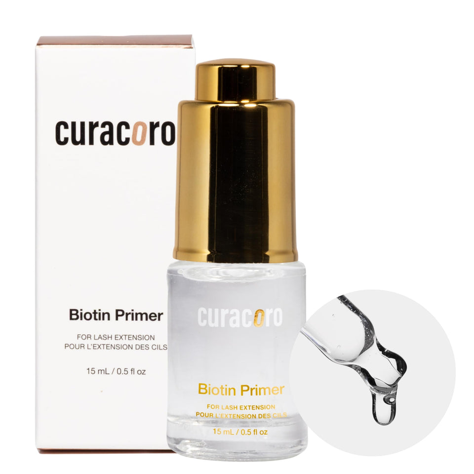 Curacoro front packaging showing bottle and benefits for professional prep