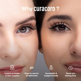 Curacoro product staged in a salon setting showing reliable daily use benefit