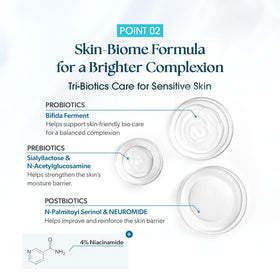 CURECODE ingredient label close-up highlighting neuramide and niacinamide benefits