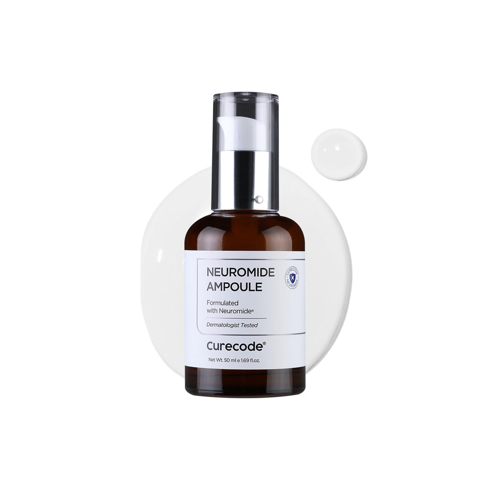 CURECODE bottle front view showing clean design and volume benefit
