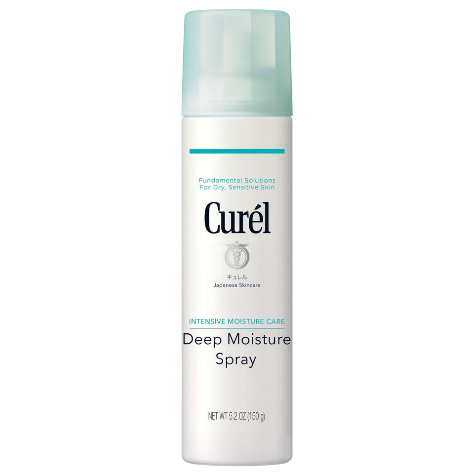 Curel bottle front packaging showing product and benefits