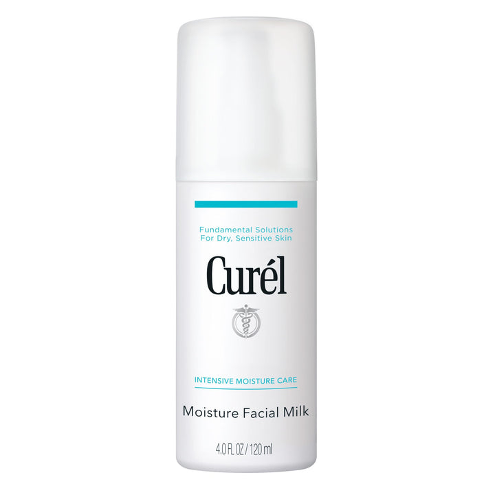 Curel front packaging showing the moisture facial milk and benefits
