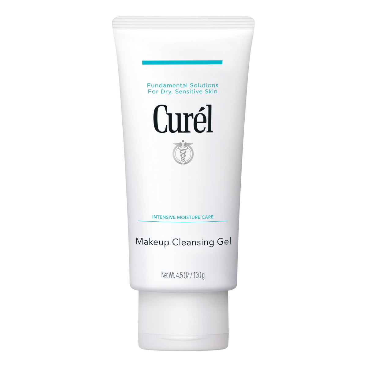 Curel front packaging showing cleansing gel bottle and benefits
