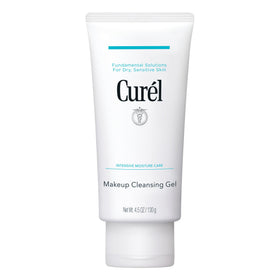 Curel front packaging showing cleansing gel bottle and benefits
