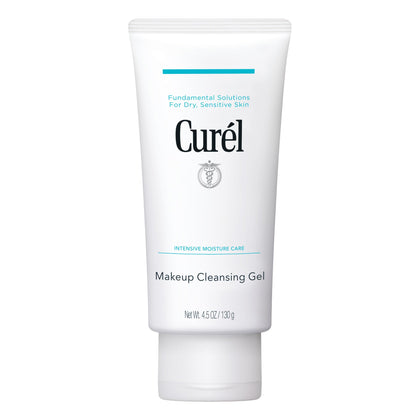 Curel front packaging showing cleansing gel bottle and benefits