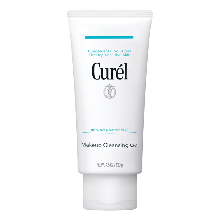 Curel front packaging showing cleansing gel bottle and benefits