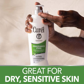 Curel spread on skin detail showing smooth finish and hydration