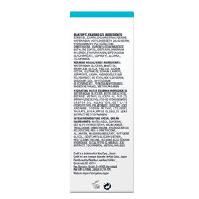 Curel textures swatched on skin showing lightweight to rich hydration