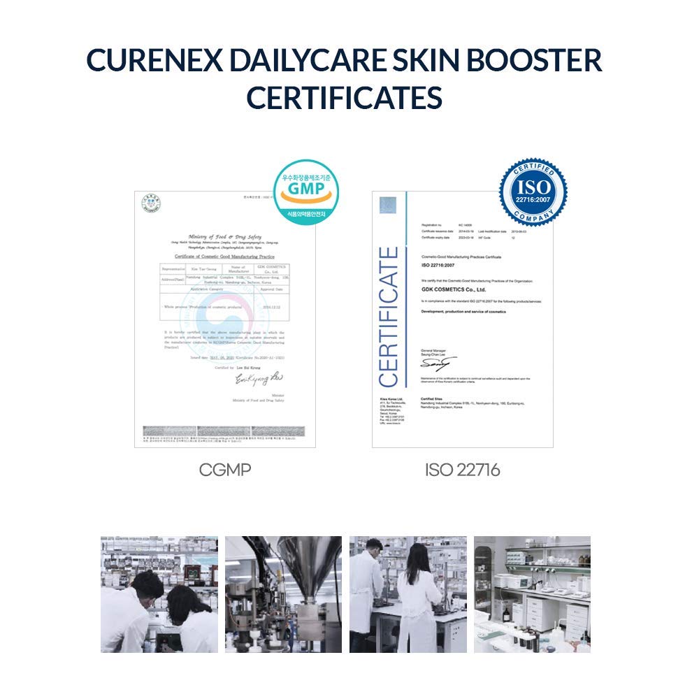 CURENEX applied on hand illustrating quick absorption and hydrating finish benefit