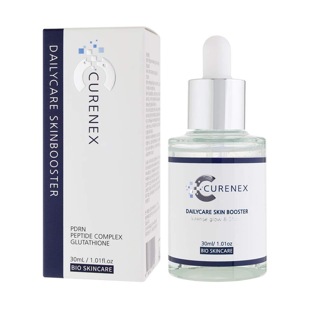 CURENEX bottle front view showing polished label and travel-ready size benefit