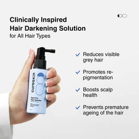 Cureskin serum dropper dispensing precise dose for targeted use