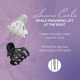 Curl Keeper wide-tooth close-up highlighting gentle spacing that preserves curl shape