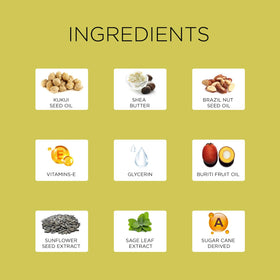 Curldaze label detail showing kukui oil and vitamins, indicating nourishing ingredients
