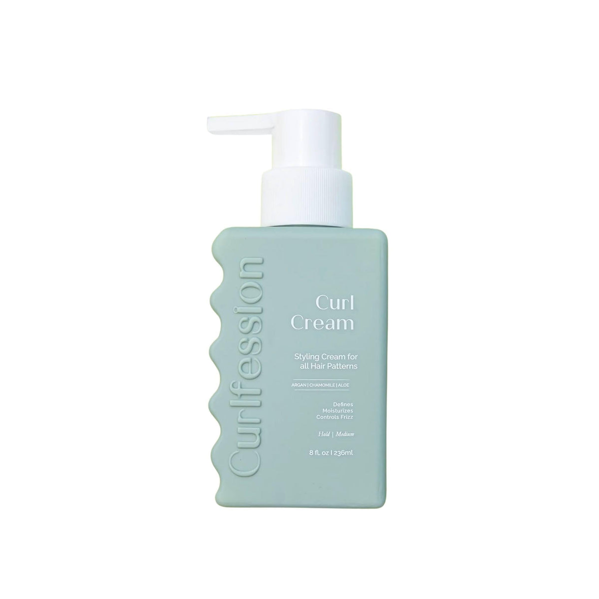 CURLFESSION front packaging showing brand and 8 fl oz benefits