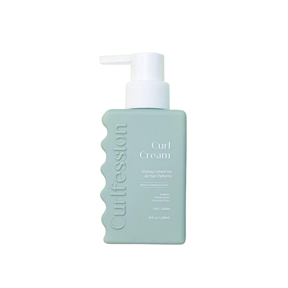 CURLFESSION front packaging showing brand and 8 fl oz benefits