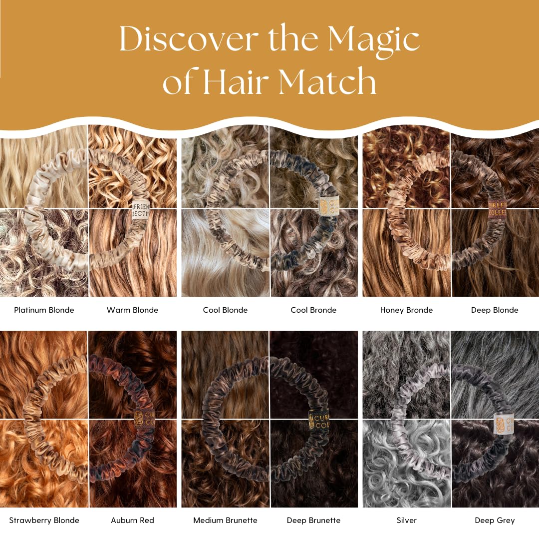 Curlfriend Collective close-up of 22 momme Mulberry silk texture for smooth hair