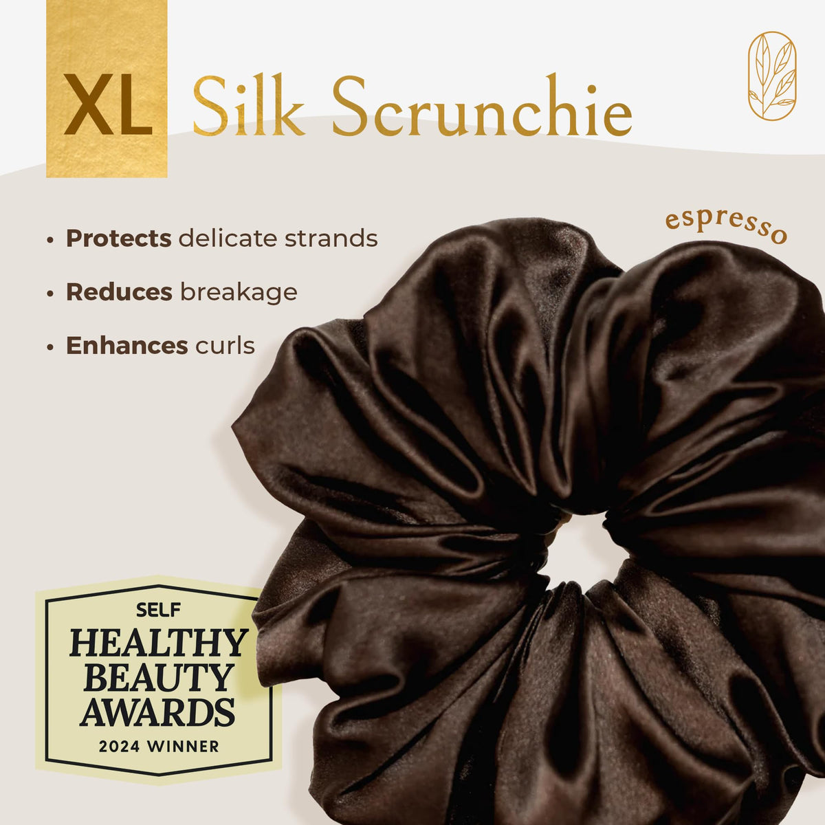 Curlfriend Collective close-up of espresso silk texture highlighting soft sheen and low friction