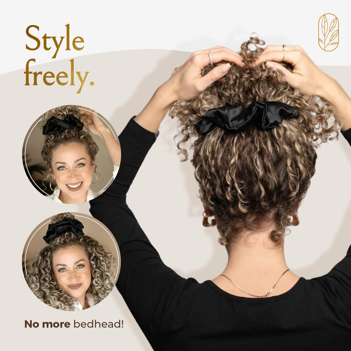 Curlfriend Collective tag showing OEKO-TEX certification, ensures safe fabric
