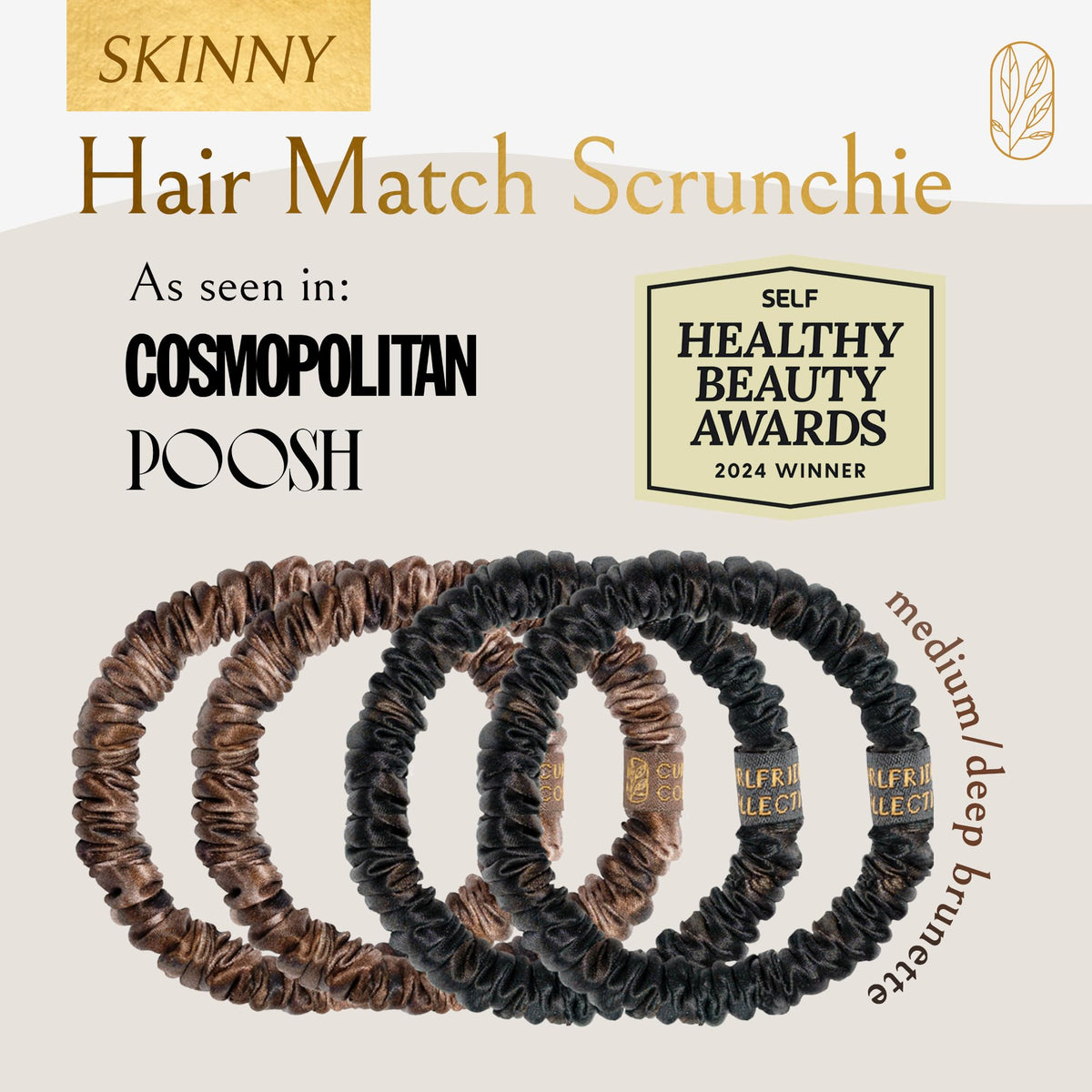 Curlfriend Collective close-up of silk texture highlighting smooth surface and less friction