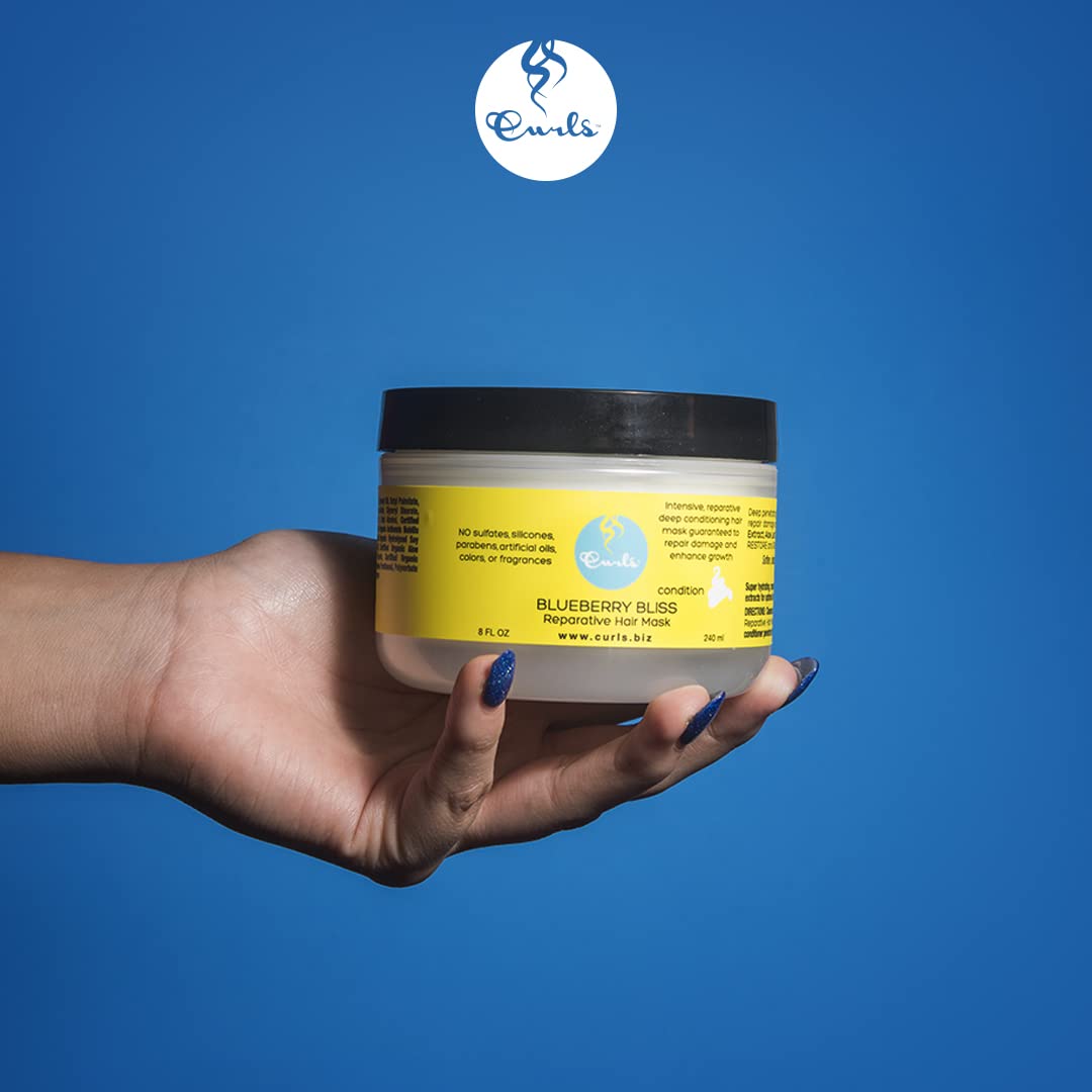 Curls cream on hand demonstrating moisturizing, easy-to-distribute texture