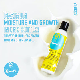 Curls Blueberry Bliss pump and cap detail highlighting easy dispensing