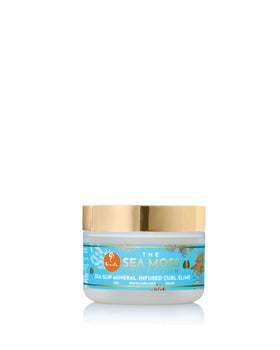 Curls jar front packaging showing label and 8oz size with glossy finish benefit