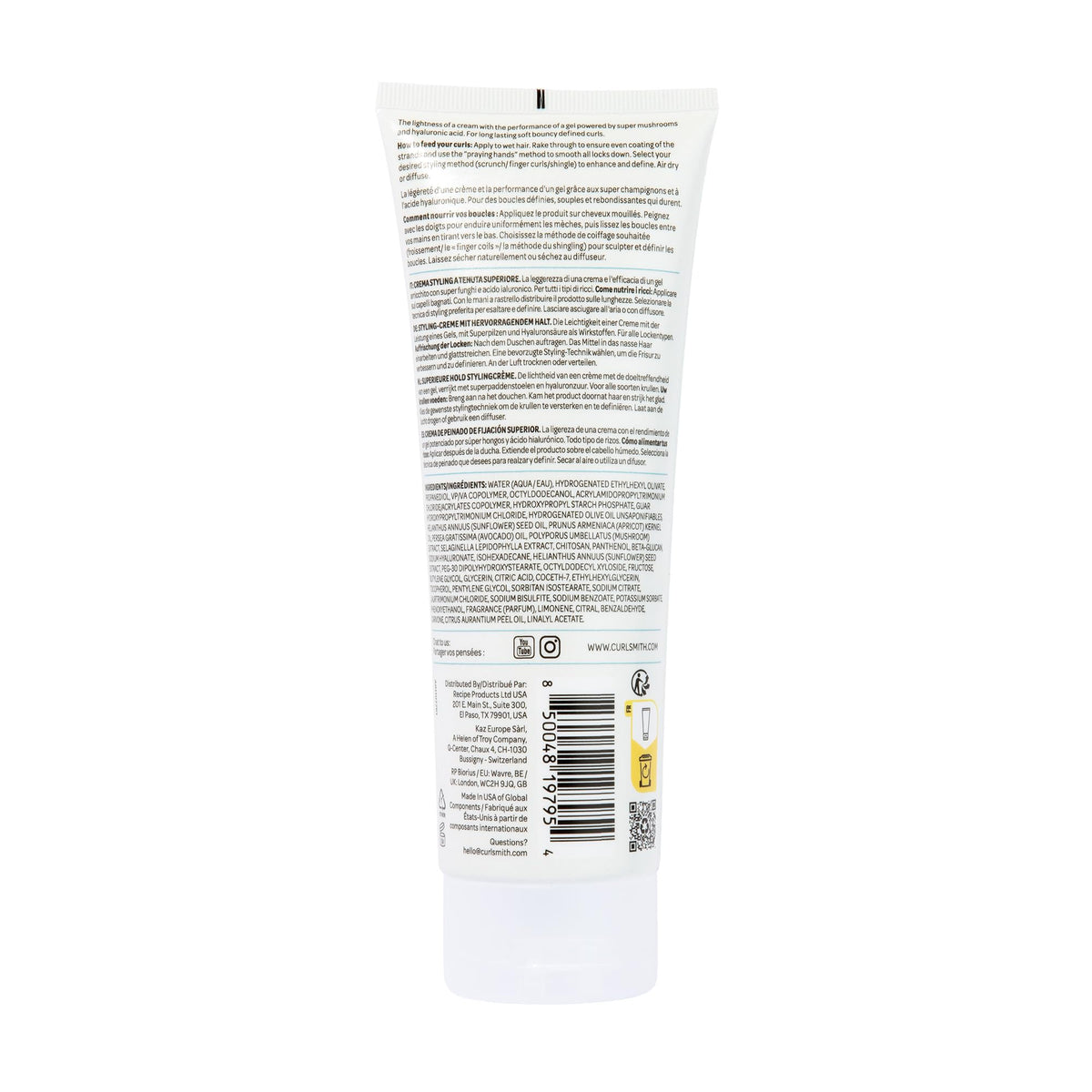 CURLSMITH on bathroom shelf lifestyle image showing daily-use convenience