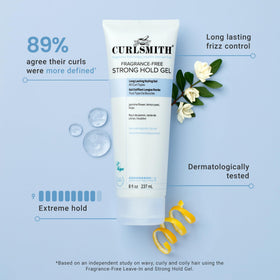 CURLSMITH gel texture close-up revealing smooth hold formula and shine