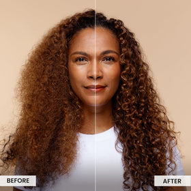 CURLSMITH creamy lather texture close-up showing gentle cleanse benefit
