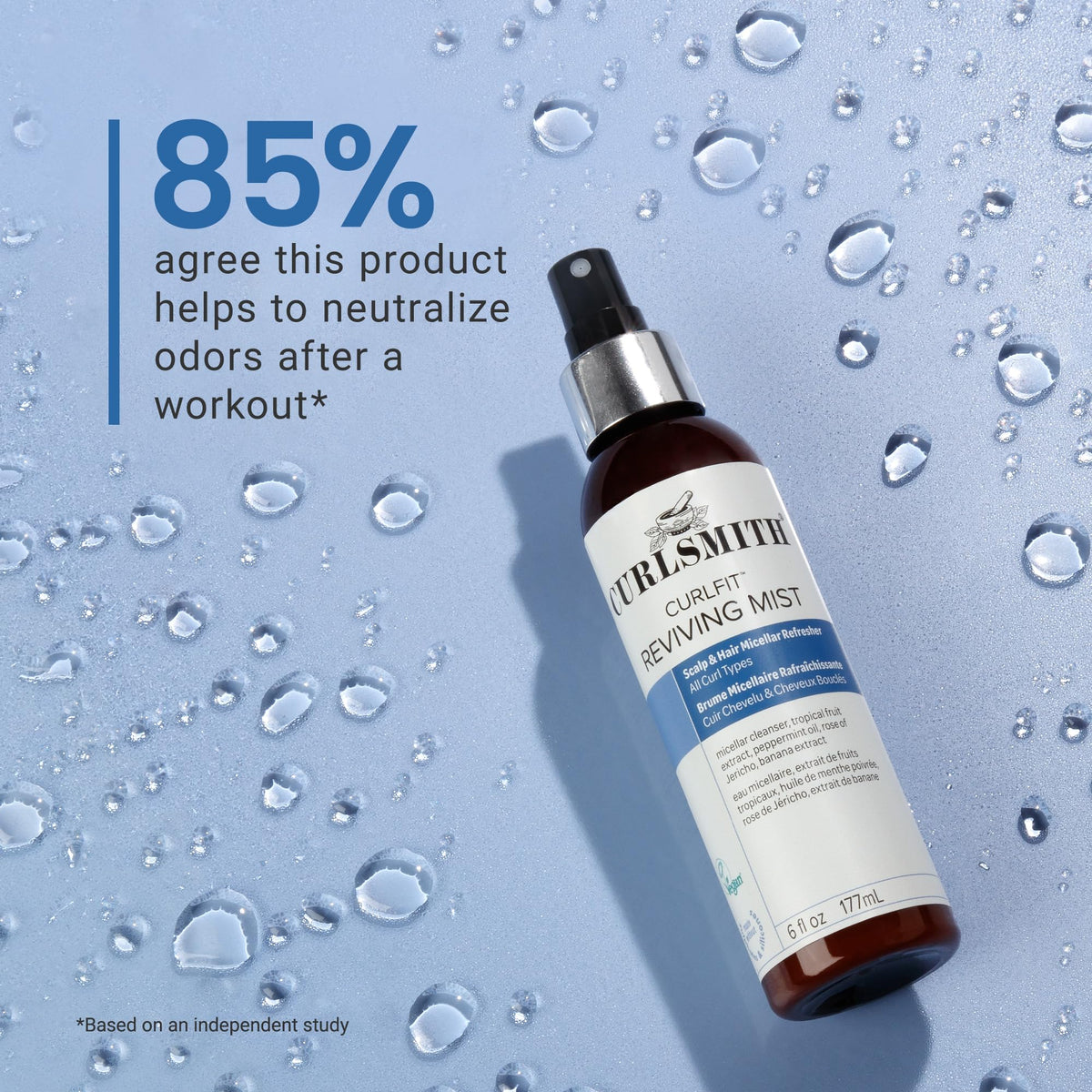 CURLSMITH applied to post-workout curls to revive and redefine
