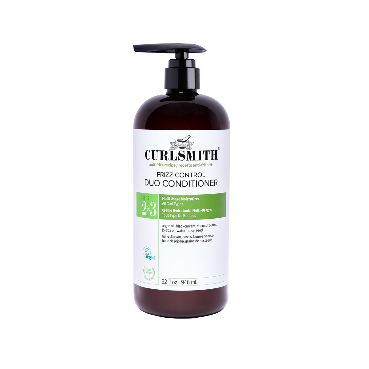 CURLSMITH duo front packaging showing both bottles and benefits