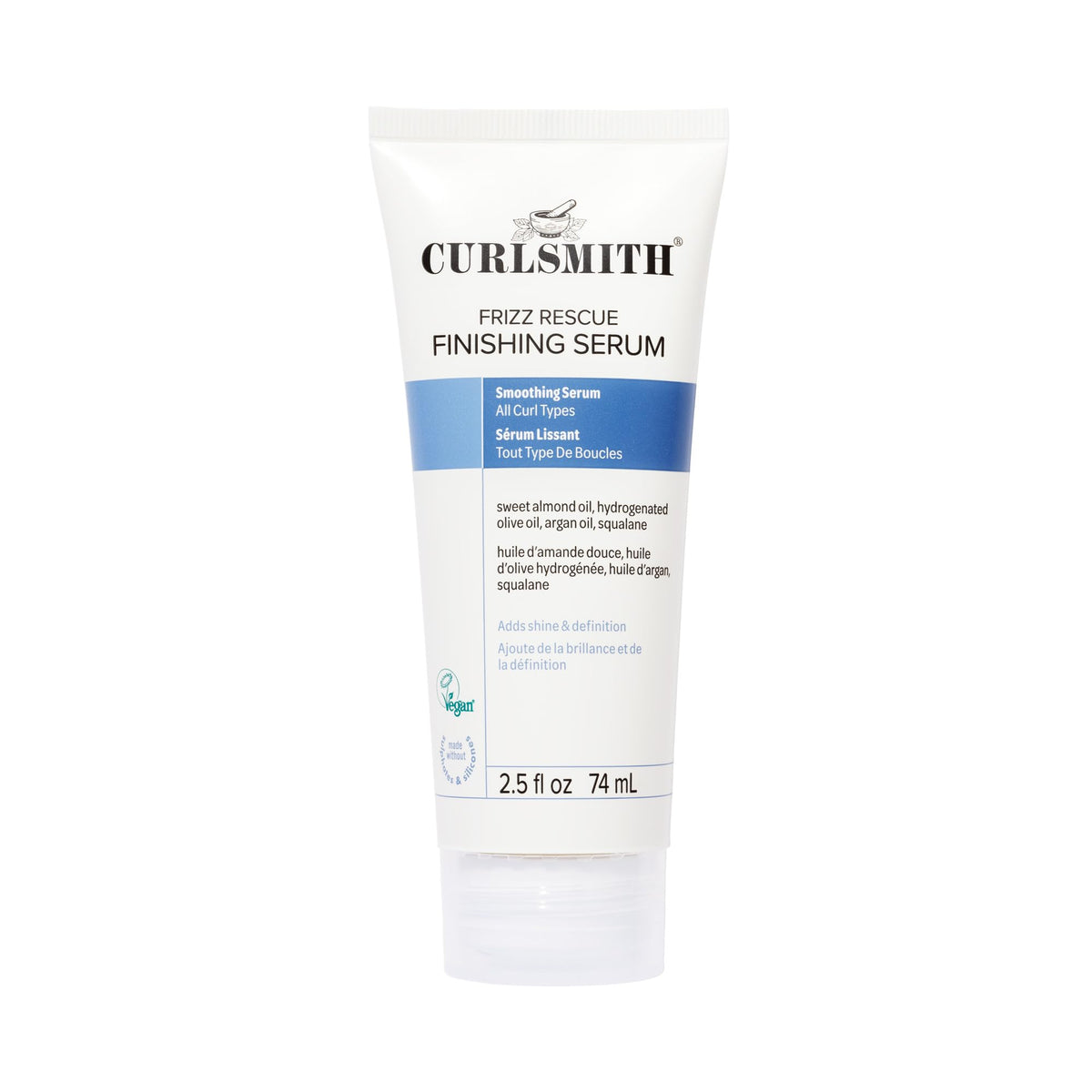 CURLSMITH front packaging showing product branding and size for easy identification