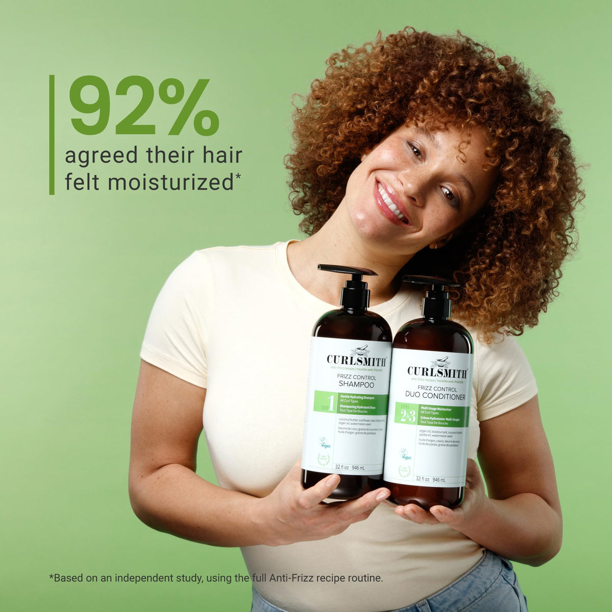 CURLSMITH ingredient focus on blackcurrant seed oil highlighting lipid-replenishing benefit