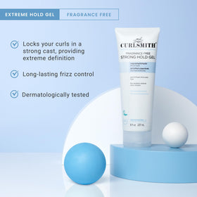 CURLSMITH label close-up listing plant-derived ingredients for transparency