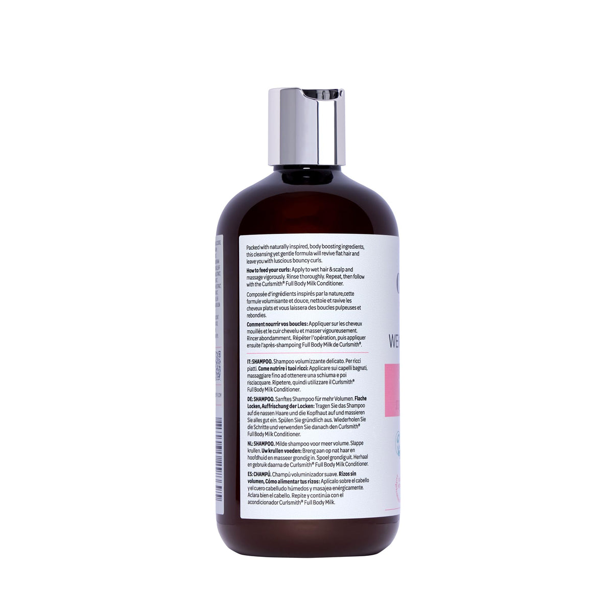 CURLSMITH on bathroom shelf staged to inspire daily routine
