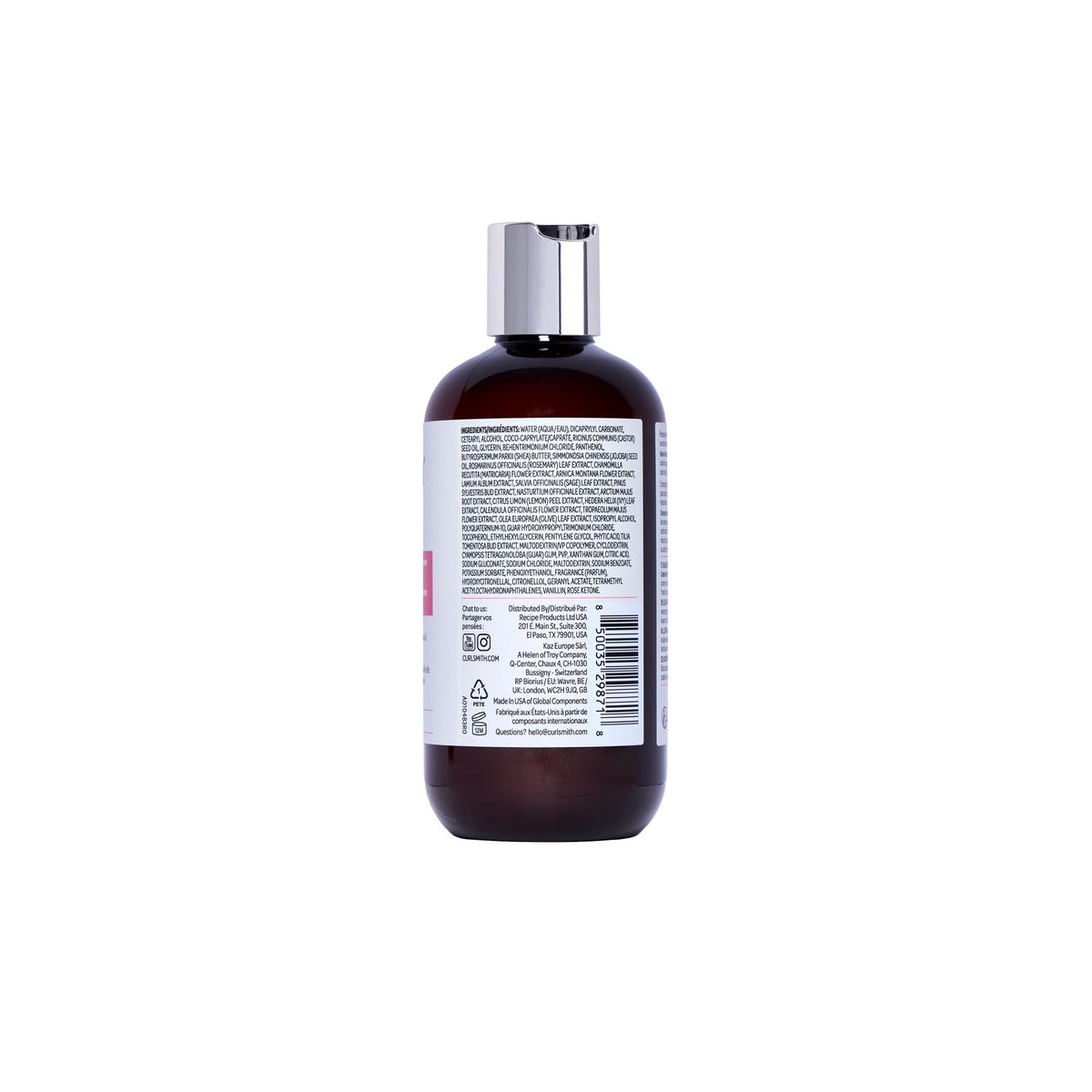 CURLSMITH on bathroom shelf lifestyle image showing everyday use in routine